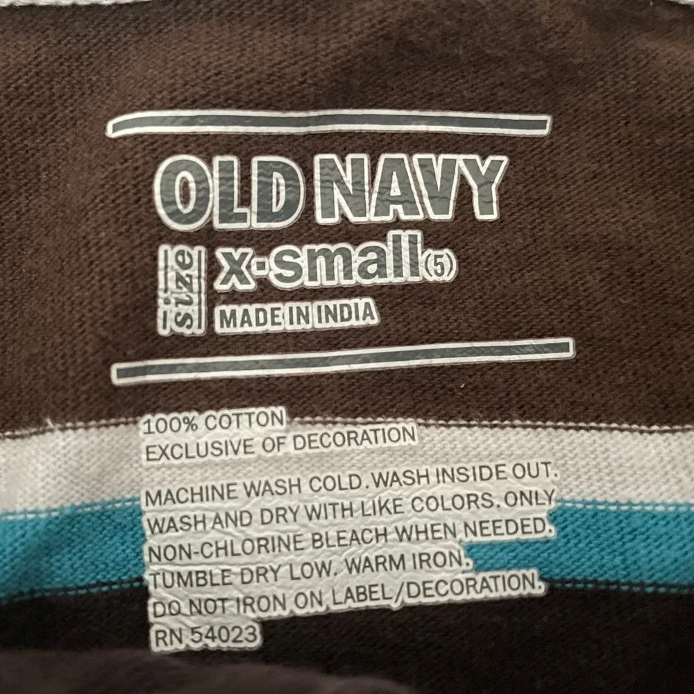Old Navy long sleeve rugby polo shirt S (5)
